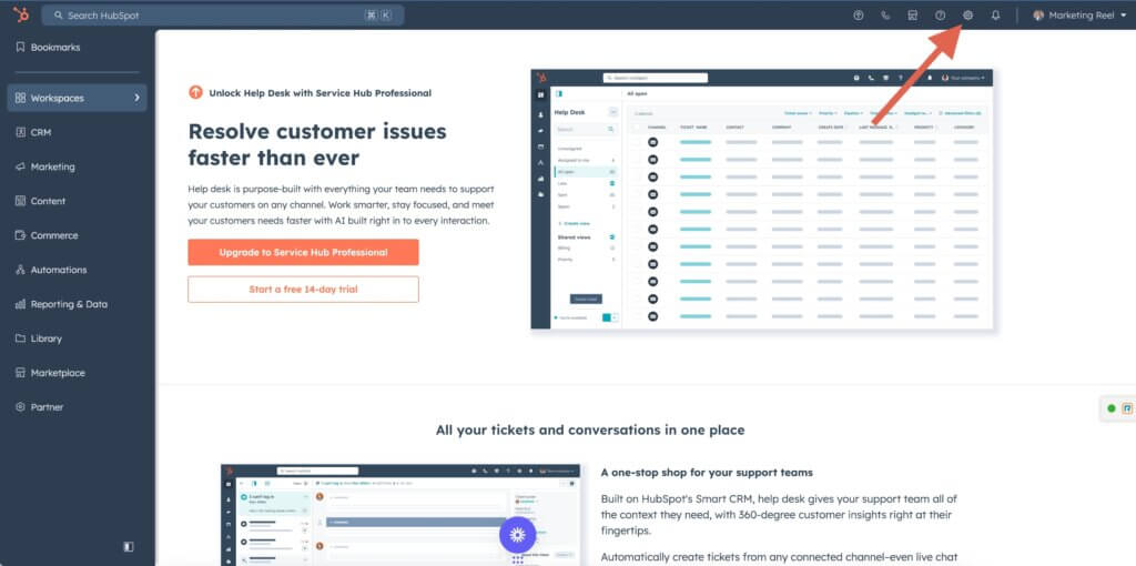 Screenshot of HubSpot Software - How to Add Users